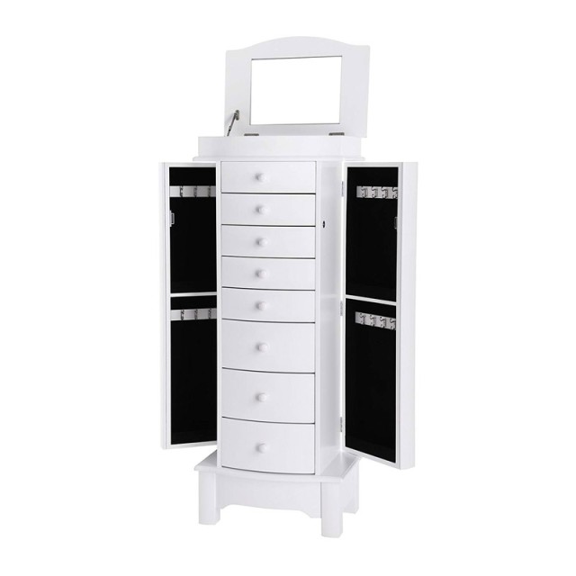 Κοσμηματοθήκη Μπιζουτιέρα 39.7 x 27 x 101.2 cm Songmics JBC17W