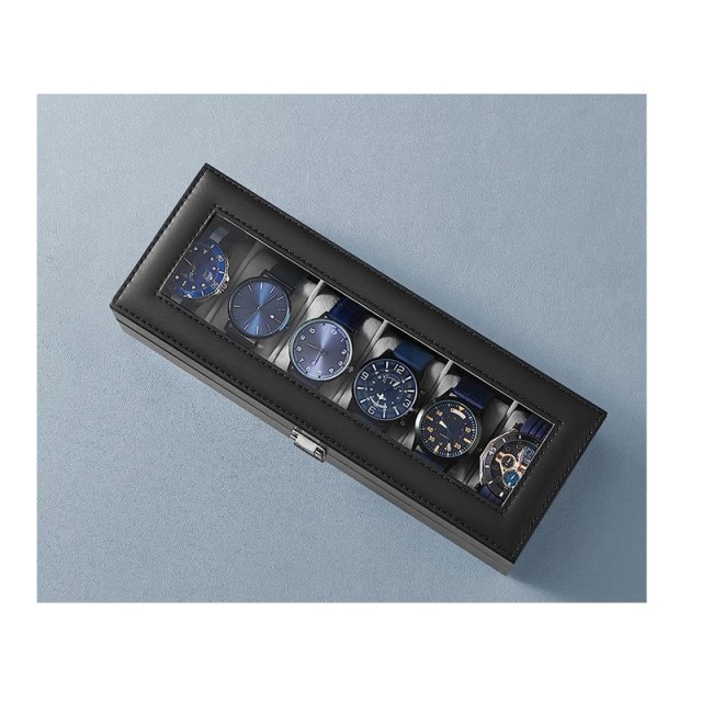 Κοσμηματοθήκη - Μπιζουτιέρα 6 Θέσεων 30 x 11.2 x 8 cm Songmics JWB06BK
