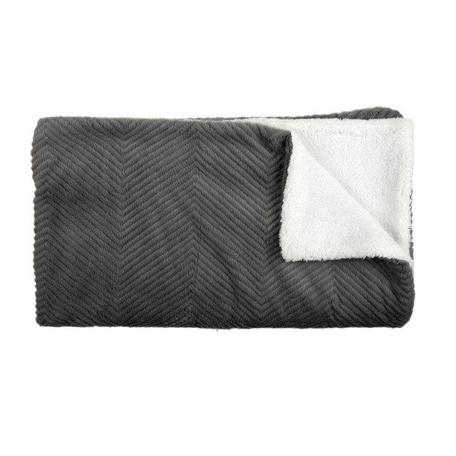 Κουβέρτα Μονή Διπλής Όψης Sherpa Προβατάκι 140 x 200 cm Home Deco Factory TX9474