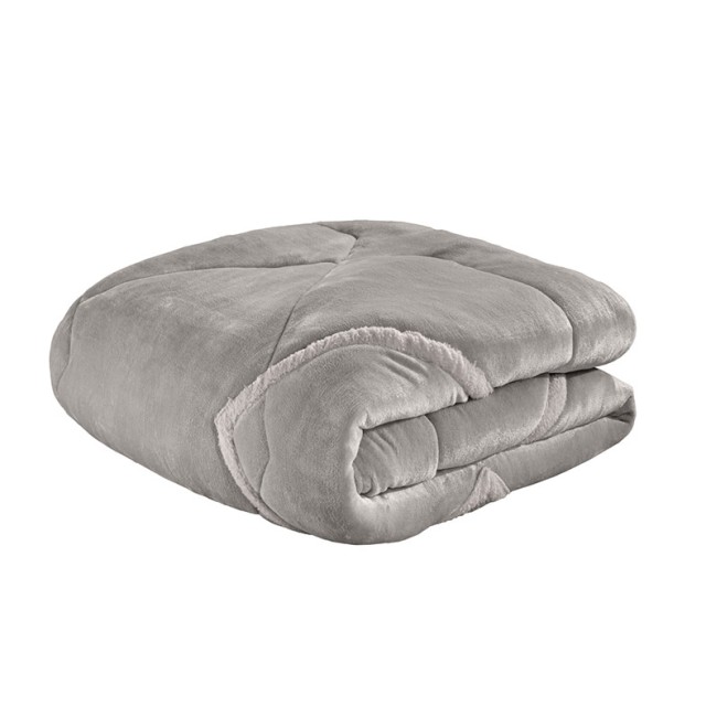 Κουβερτοπάπλωμα Μονό 100% Polyester 160 x 220 cm Beluga Smoke Guy Laroche 1111086222010