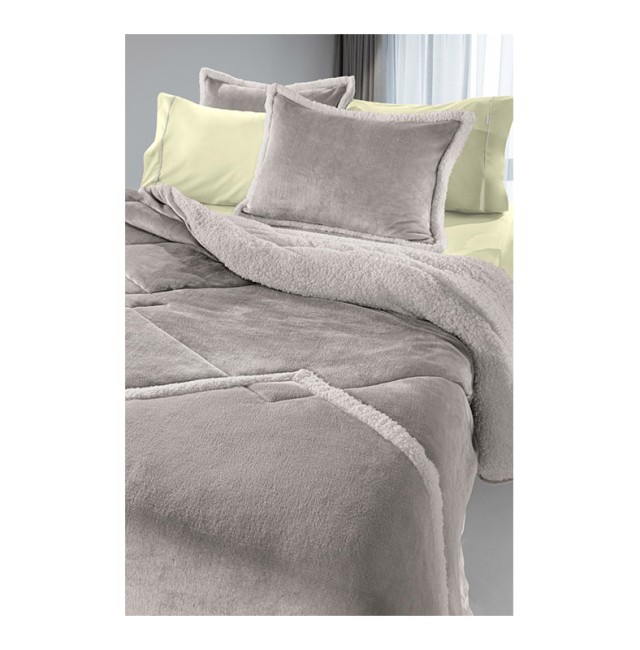 Κουβερτοπάπλωμα Μονό 100% Polyester 160 x 220 cm Beluga Smoke Guy Laroche 1111086222010
