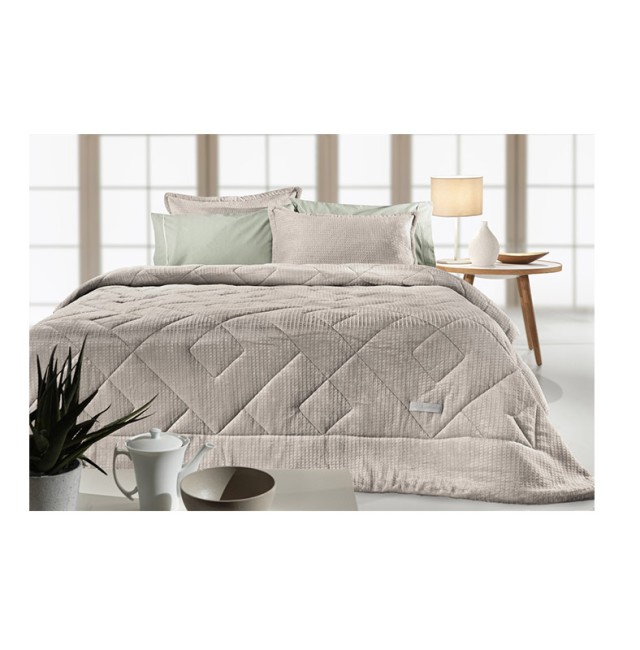 Κουβερτοπάπλωμα Μονό 100% Polyester 160 x 220 cm Intima Natural Guy Laroche 1111086222037