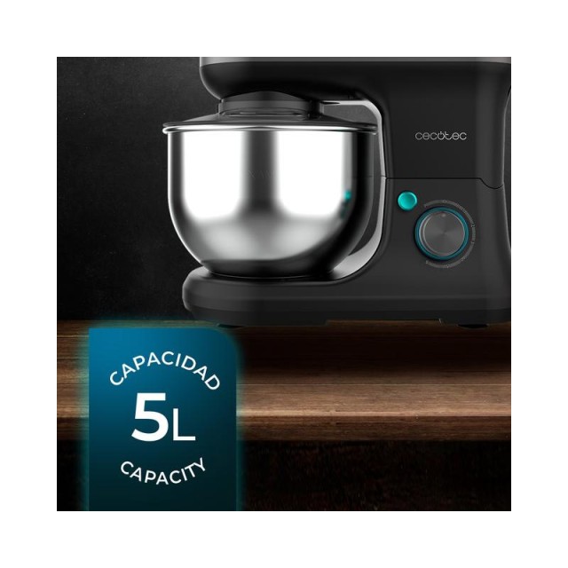 Κουζινομηχανή 5 Lt 1200 W Cecotec Cecomixer Merengue Black CEC-04380