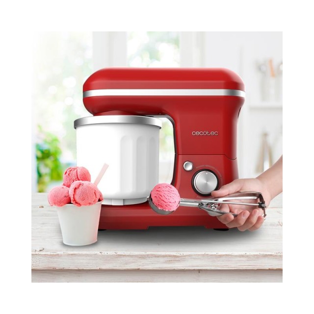 Κουζινομηχανή 5 Lt 1200 W Cecotec Cecomixer Merengue Ice-Cream Red ...