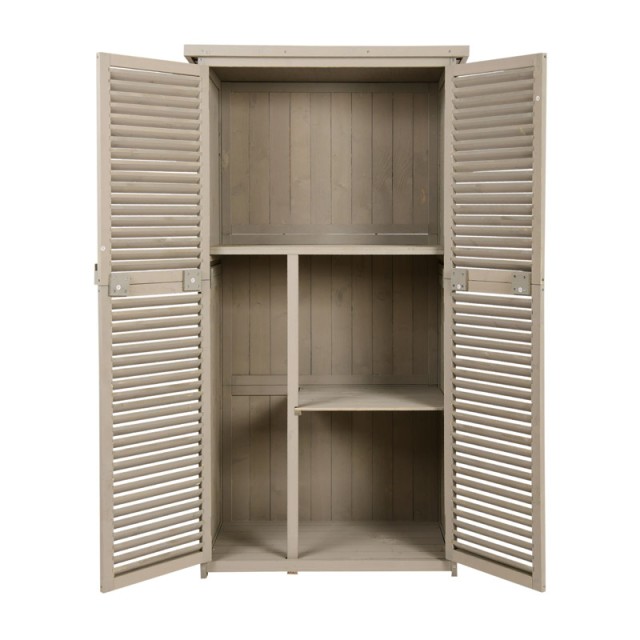Ξύλινη Αποθήκη Κήπου 87 x 46.5 x 160 cm Outsunny 845-215GY