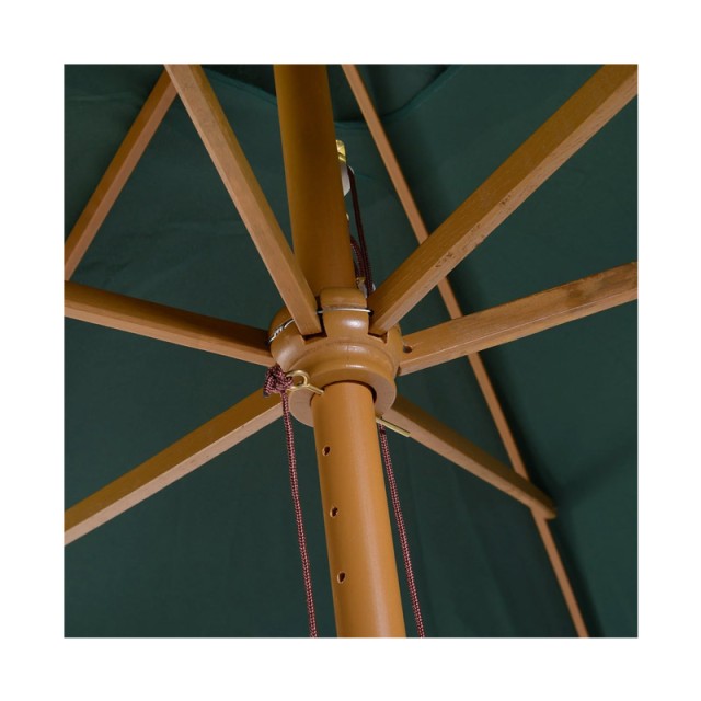 Ξύλινη Ομπρέλα Δαπέδου 200 x 300 x 255 cm Outsunny 01-0216