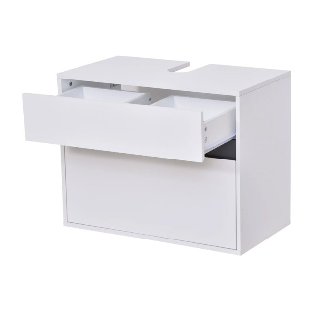 Ξύλινο Έπιπλο Νιπτήρα με 2 Συρτάρια 67 x 36 x 52 cm HOMCOM 834-285