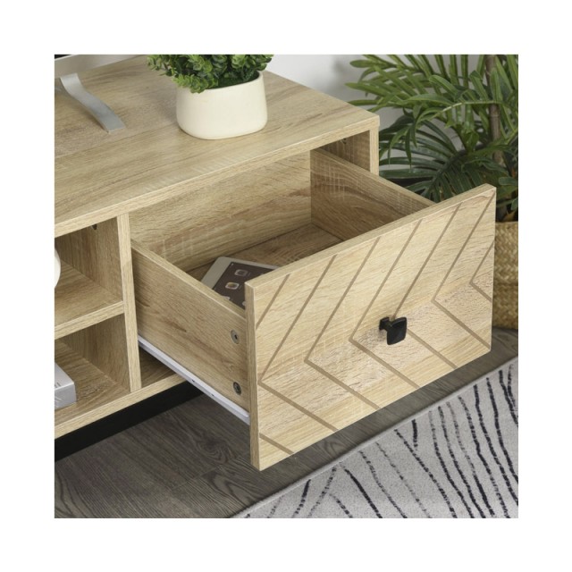 Ξύλινο Έπιπλο Τηλεόρασης 120 x 39 x 44.5 cm HOMCOM 833-876