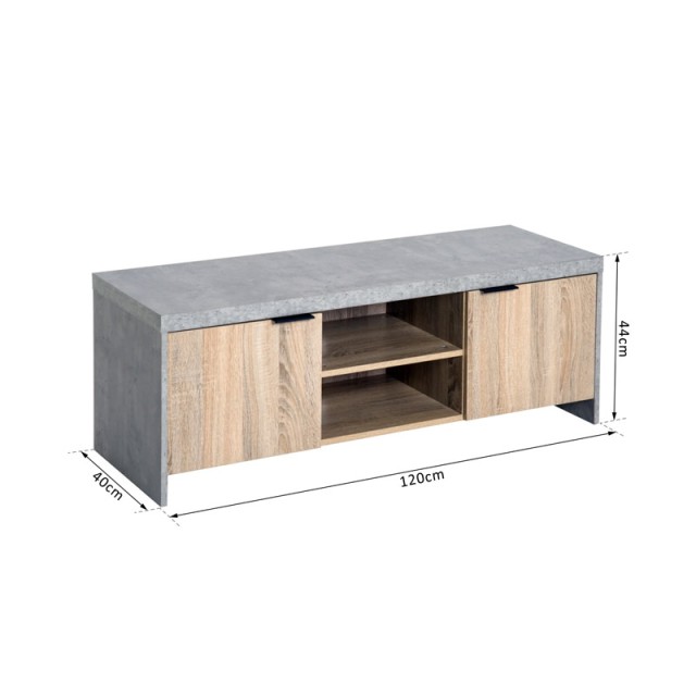 Ξύλινο Έπιπλο Τηλεόρασης 120 x 40 x 44 cm HOMCOM 833-373