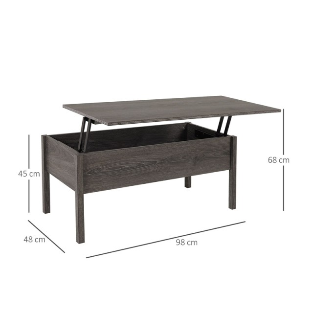 Ξύλινο Τραπέζι Σαλονιού 98 x 48 x 68 cm HOMCOM 833-233