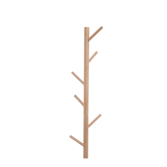 Ξύλινος Καλόγερος με 1 Ράφι 40 x 30 x 180 cm HOMCOM 831-224