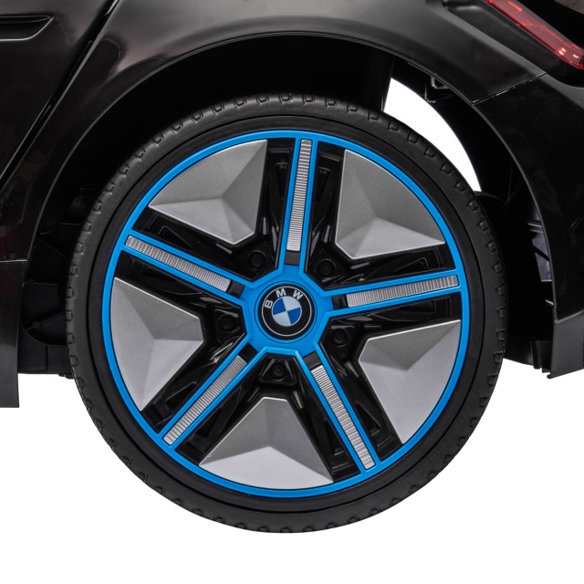 HOMCOM Electric Ride-On Toy Car για παιδιά 3-8 ετών με δίπλωμα BMW με Τηλεχειριστήριο, Κόρνα και Προβολείς, 115x67x45 cm, Μαύρο 370-294V90BK