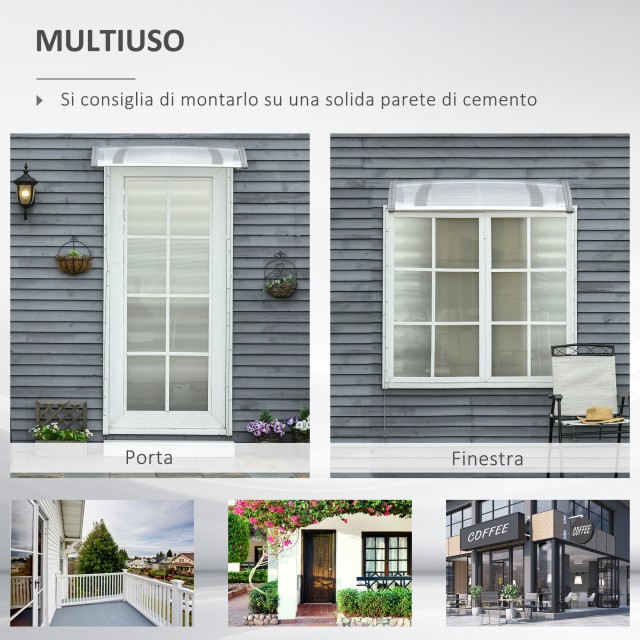 Outsunny μοντέρνο κουβούκλιο από πολυανθρακικό, αλουμίνιο και PP γι...