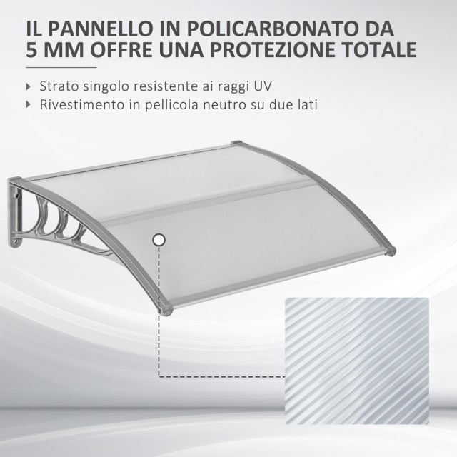 Outsunny κουβούκλιο σε Anti-UV Outdoor Polycarbonate για Πόρτες και...