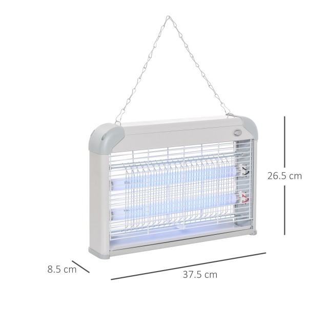Outsunny Electric Mosquito Lamp 20W, 37,5x8,5x26,5cm 849-011