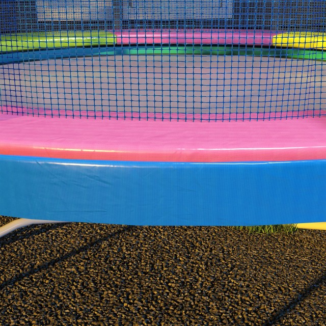 SPORTNOW Κάλυμμα τραμπολίνου Ø244x30 cm Πτυσσόμενο και φορητό, σε πλαστικό, PE και αφρό, Πολύχρωμο A00-023V00MX