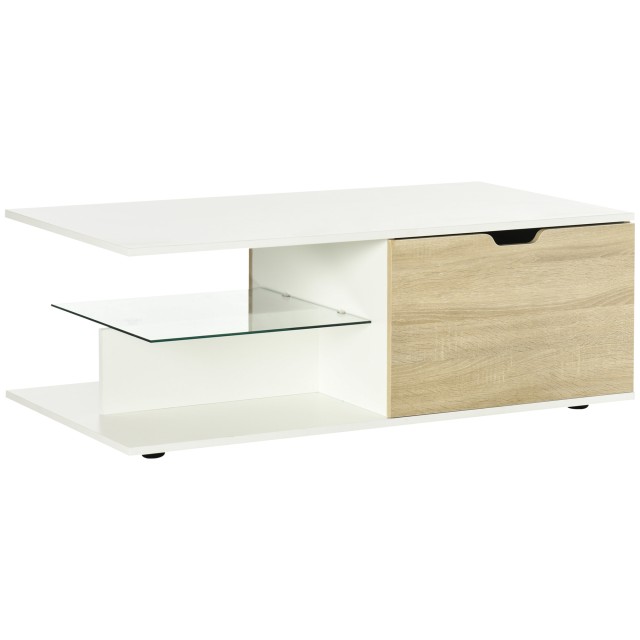 Ξύλινο Τραπέζι Σαλονιού 106 x 58 x 39 cm HOMCOM 839-243ND