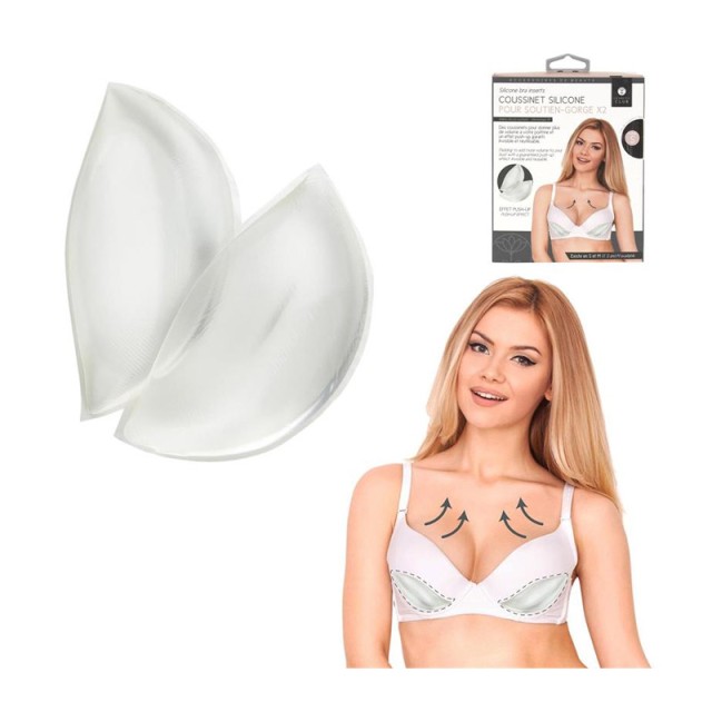 Μαξιλαράκια Ανόρθωσης Στήθους Σιλικόνης Push-Up 2 τμχ Cosmetic Club SC29393
