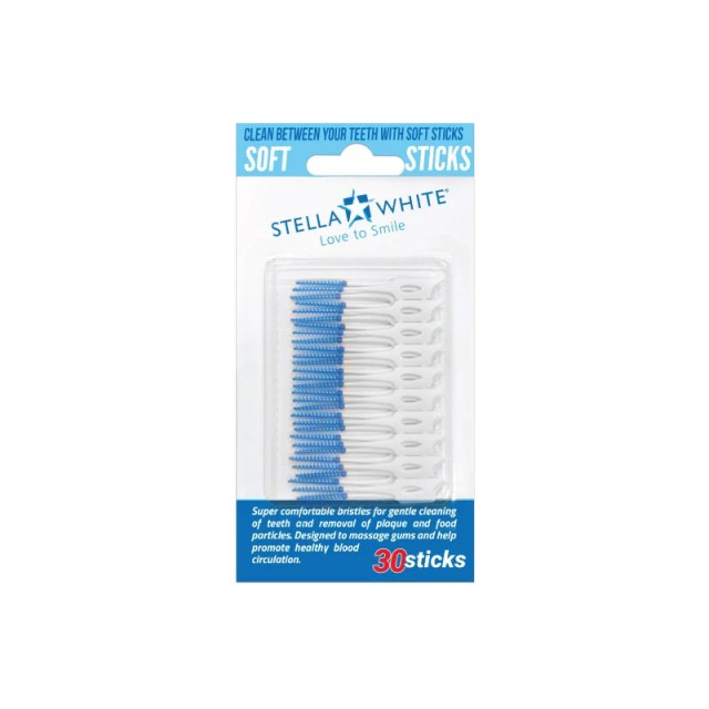 Μεσοδόντια Βουρτσάκια 30 τμχ Stella White SW- TSS