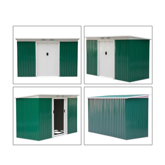 Μεταλλική Αποθήκη Κήπου 280 x 130 x 172 cm Outsunny 845-032
