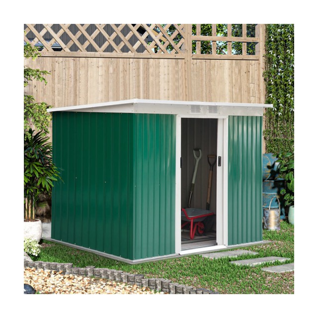 Μεταλλική Αποθήκη Κήπου 280 x 130 x 172 cm Outsunny 845-032