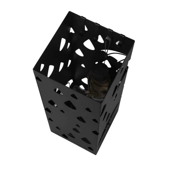 Μεταλλική Ομπρελοθήκη 15.5 x 15.5 x 49 cm Χρώματος Μαύρο Songmics LUC49B
