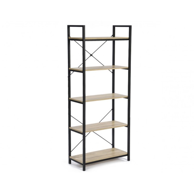 Μεταλλική Βιβλιοθήκη με 5 Ράφια 60 x 30 x 170 cm Idomya 30080263