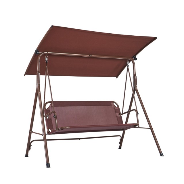 3-Sitzer-Außenschaukel aus Metall mit Schirm 1740 x 1095 x 1550 mm VEVOR TJQQ68INX44IRJNFTV0