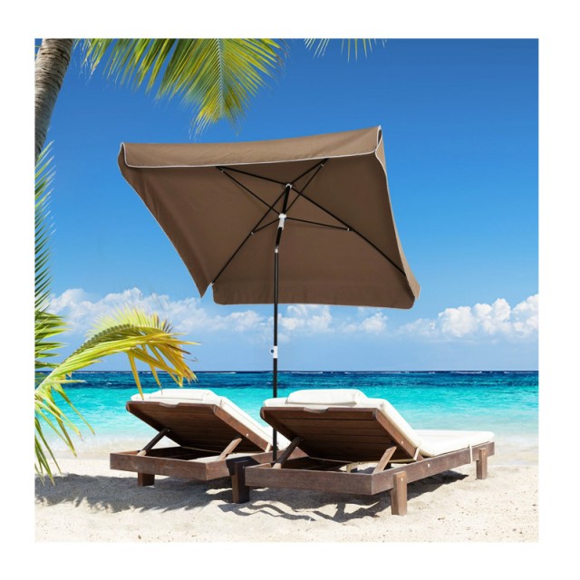 Μεταλλική Ομπρέλα Δαπέδου 200 x 200 cm Outsunny 84D-093CF
