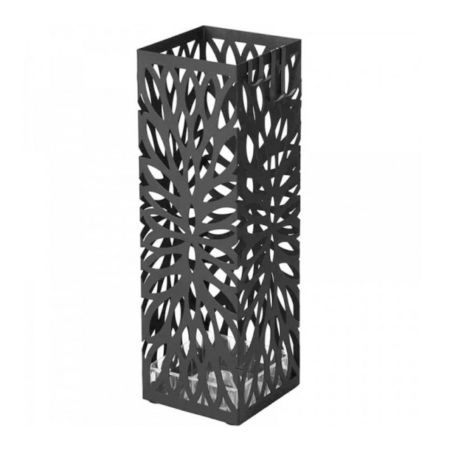 Μεταλλική Ομπρελοθήκη 15.5 x 15.5 x 49 cm Χρώματος Μαύρο Songmics LUC48B