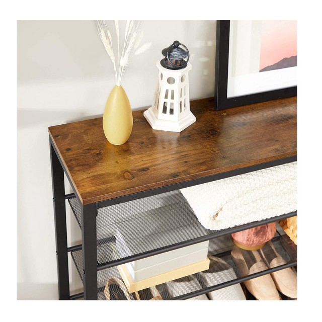 Μεταλλική Παπουτσοθήκη με 6 Ράφια 100 x 30 x 110 cm VASAGLE LBS016B01