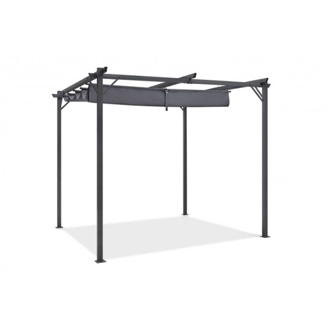 Μεταλλική Πέργκολα με Πτυσσόμενη Οροφή 3 x 3 m Marina Inkazen 40031429 Μεταλλική Πέργκολα με Πτυσσόμενη Οροφή 3 x 3 m Marina Inkazen 40031429