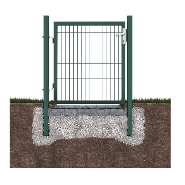 Μεταλλική Πόρτα Περίφραξης Κήπου 106 x 150 cm Songmics GGD250L