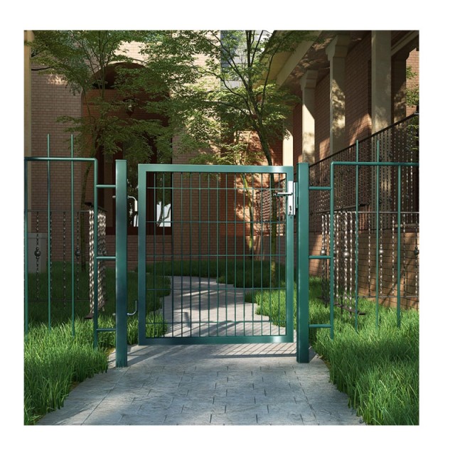 Μεταλλική Πόρτα Περίφραξης Κήπου 106 x 150 cm Songmics GGD250L