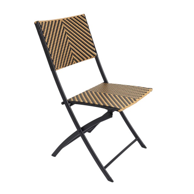 Metall-Klappstuhl für den Außenbereich, 45 x 55 x 82 cm, Home Deco Factory HDO7237