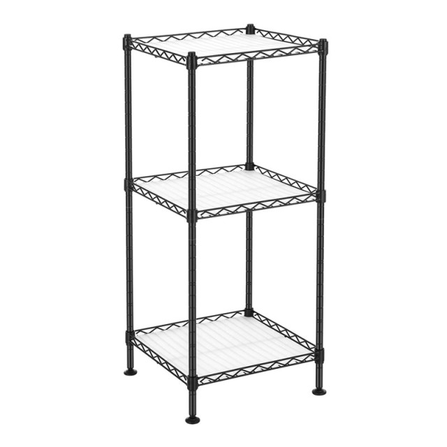 Μεταλλική Ραφιέρα Μπάνιου με 3 Ράφια 30 x 30 x 73 cm Songmics LGR103B01 - 12 άτοκες δόσεις και 5% cash back