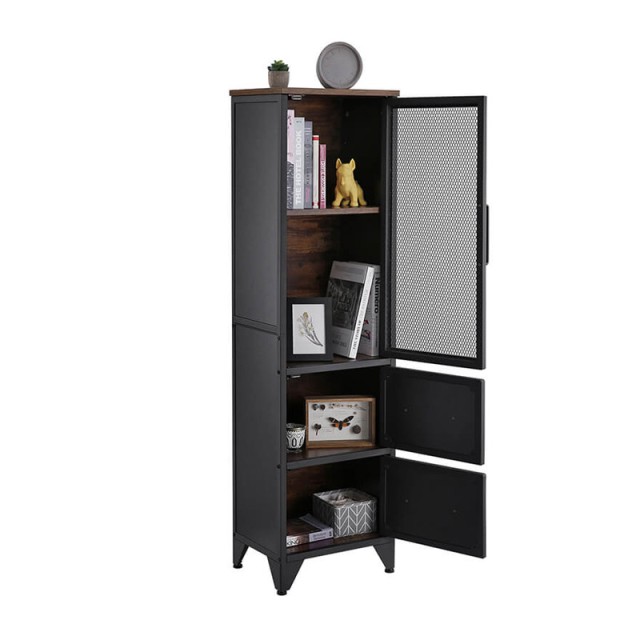 Μεταλλικό Έπιπλο με 3 Ντουλάπια 40 x 30 x 140 cm VASAGLE LSC054B01