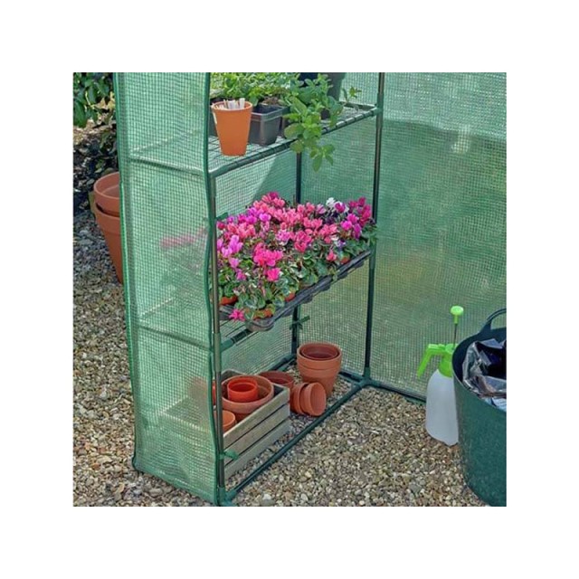 Μεταλλικό Θερμοκήπιο με 8 Ράφια 197 x 143 x 73 cm Hoppline HOP1001044