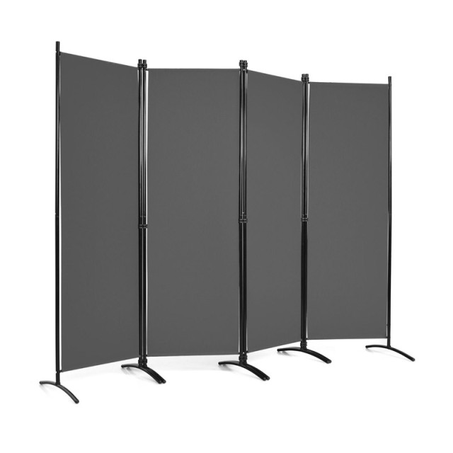 Μεταλλικό Διακοσμητικό Παραβάν 220 x 51 x 173 cm Costway HW68273GR