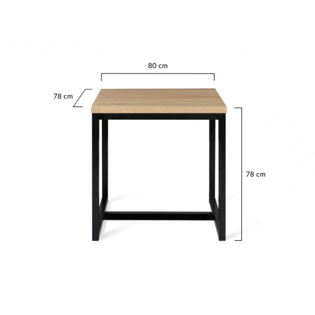 Μεταλλικό Επεκτεινόμενο Τραπέζι 160 x 78 x 78 cm Memphis Idomya 30088544