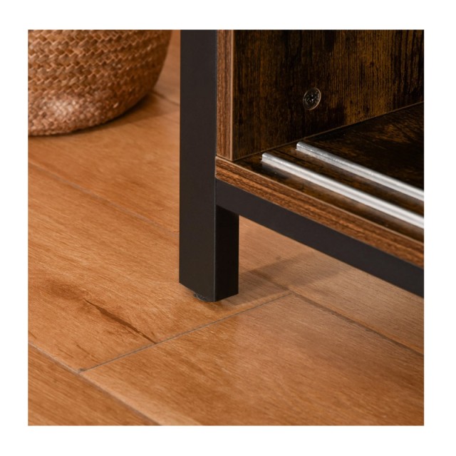 Μεταλλικό Έπιπλο Τηλεόρασης 120 x 42 x 52 cm HOMCOM 839-005