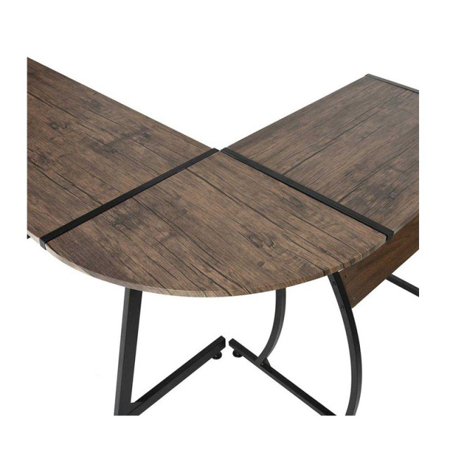 Μεταλλικό Γωνιακό Γραφείο 147.5 / 112.5 x 48 x 74 cm Bakaji 8055205797882