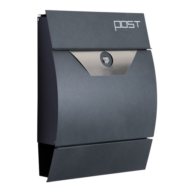 Μεταλλικό Γραμματοκιβώτιο 35 x 9.5 x 44.5 cm HOMCOM B80-004