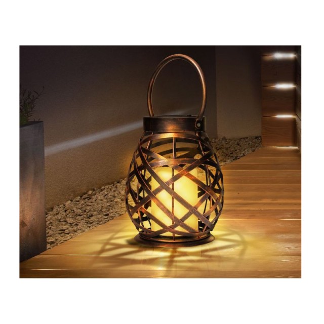 Μεταλλικό Ηλιακό LED Φανάρι Inkazen 40004165