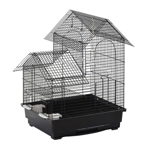 Μεταλλικό Κλουβί Πτηνών 39 x 34 x 47 cm PawHut D10-063BK
