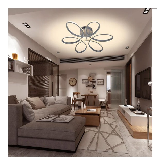 Μεταλλικό LED Φωτιστικό Οροφής 3000K 2580 Lm 48 W Bakaji 02835720
