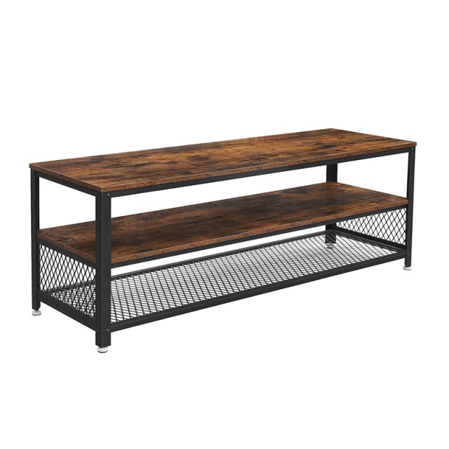 Μεταλλικό Έπιπλο Τηλεόρασης με 3 Ράφια 140 x 40 x 52 cm VASAGLE LTV...