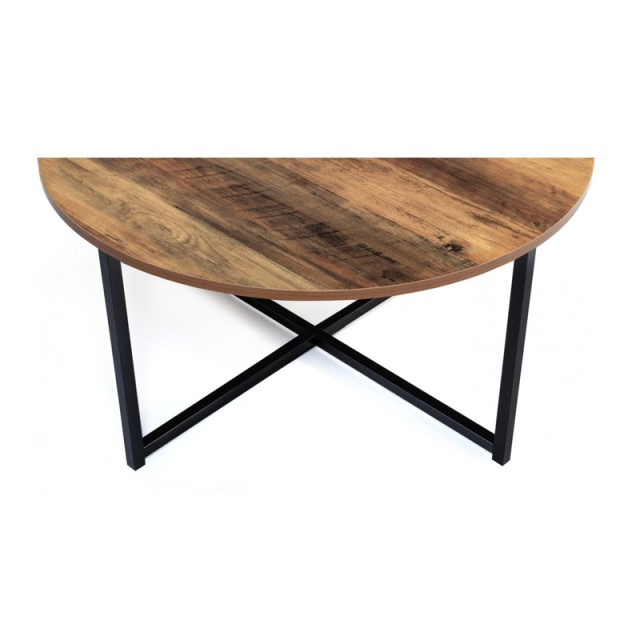 Μεταλλικό Στρογγυλό Τραπέζι Σαλονιού 80 x 40 cm Elize Idomya 30088518