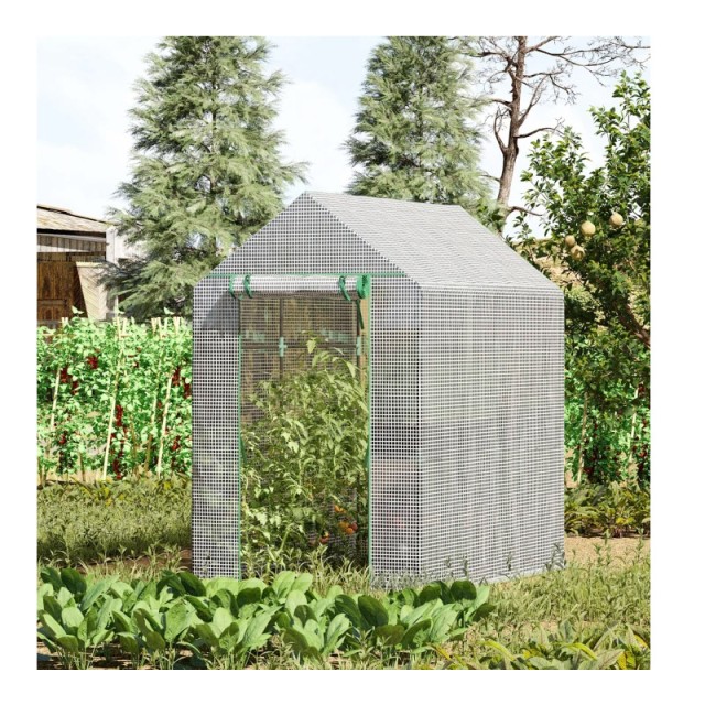 Μεταλλικό Θερμοκήπιο με 4 Ράφια 120 x 186 x 190 cm Outsunny 845-306V01