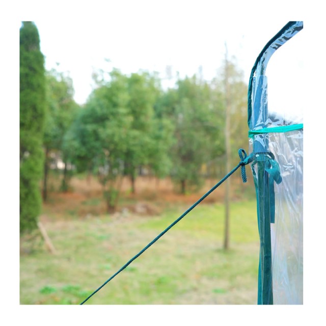 Μεταλλικό Θερμοκήπιο με 4 Ράφια 143 x 143 x 195 cm Outsunny 01-0472
